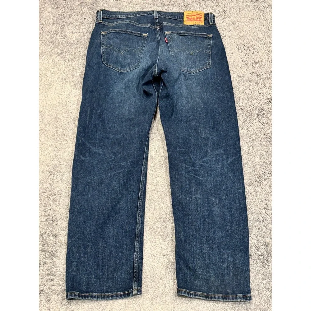 Levi's Jeans Mens 36x30 505 Relaxed Fit Blue Medium Wash Denim Western Cowboy